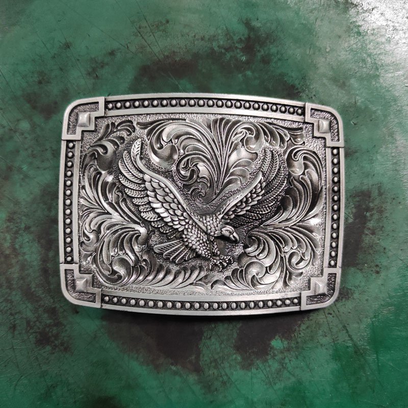 Western Cowboy Flying Eagle Belt Buckle For Men