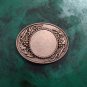 Vintage Flower Pattern Blank Western Cowboy Belt Buckle Hebilla Cinturon