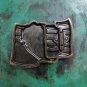 US Flag Eagle Head Cowboy Belt Buckle Boucle De Ceinture