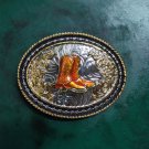 Cowboy Boots Belt Buckles For Men's Jeans Belts Head