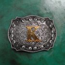 New Arrival Western Cowboy Golden K English Letter Belt Buckle Suit For 4cm Width Belt New Arrival Western Cowboy Golden K English Letter Belt Buckle Suit For 4cm Width Belt
