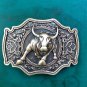 Bronze Bull Animal Western Cowboy Belt Buckle For Men