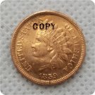 us coin 1859 Indian head cents coin copy