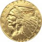 US Coin 24-K gold plated 1909-O $5 GOLD Indian Half Eagle Coin Copy