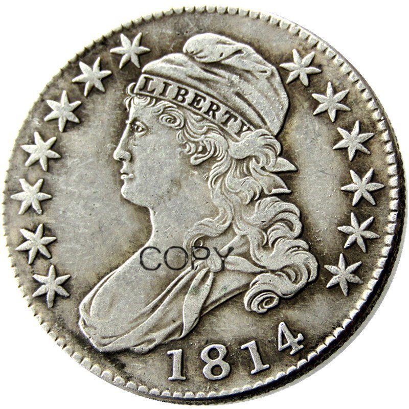 US Coin 1814 Capped Bust Half Dollars Copy Coins