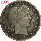 US Coin 1909 QUARTER DOLLARS BARBER COINS COPY