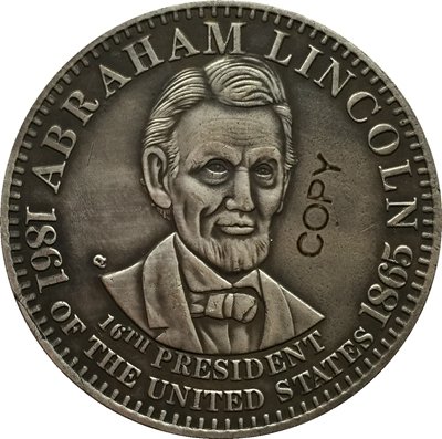 US Coin 1865 Lincoln COIN COPY