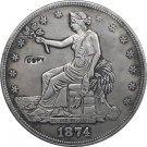 US Coin 1874 Trade Dollar COIN COPY
