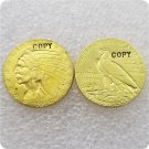 US Coin 1916-S Indian Head Eagle Five Dollars Golden Copy Coin