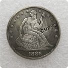 US Coin 1886 Seated Liberty Half Dollar Copy Coin