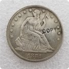 US Coin 1881 Seated Liberty Half Dollar Copy Coin US Coin 1881 Seated Liberty Half Dollar Copy Coin