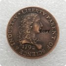 US Coin 1792 Birch Large One Cent Copper Copy Coin