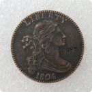 US Coin 1804 Draped Bust One Cent Copper Copy Coin US Coin 1804 Draped Bust One Cent Copper Copy Coin