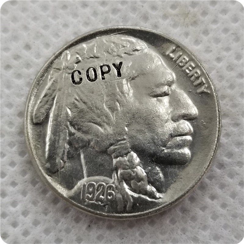 US Coin 1926-S Indian Head Buffalo Five Cents Nickel Copy Coin