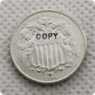 US Coin 1880 Shield Five Cents Nickel Copy Coin US Coin 1880 Shield Five Cents Nickel Copy Coin