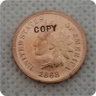 US Coin 1868 Indian Head One Cents Copper Copy Coin US Coin 1868 Indian Head One Cents Copper Copy Coin