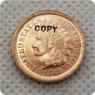 US Coin 1860 Indian Head One Cents Copper Copy Coin US Coin 1860 Indian Head One Cents Copper Copy Coin