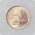 US Coin 1857 Fly Eagle One Cents Copper Copy Coin US Coin 1857 Fly Eagle One Cents Copper Copy Coin