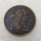 US Coin 1800 Liberty Draped Bust Half Cent Copper Copy Coin US Coin 1800 Liberty Draped Bust Half Cent Copper Copy Coin