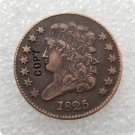 US Coin 1825 Classic Head Half Cent Copper Copy Coin US Coin 1825 Classic Head Half Cent Copper Copy Coin