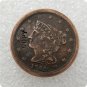 US Coin 1845 Braided Hair Half Cent Copper Copy Coin