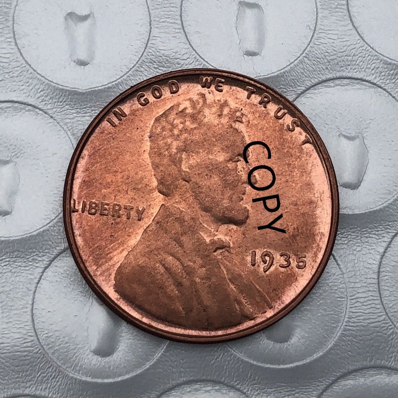US Coin 1935 Lincoln Head One Cent Copy Coin