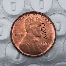 US Coin 1935 Lincoln Head One Cent Copy Coin US Coin 1935 Lincoln Head One Cent Copy Coin