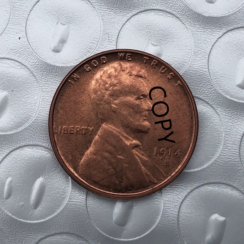 US Coin 1914-S Lincoln Head One Cent Copy Coin