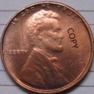 US Coin 1912 Lincoln Penny Coins Copy 95% coper manufacturing US Coin 1912 Lincoln Penny Coins Copy 95% coper manufacturing