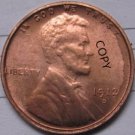 US Coin 1912-D Lincoln Penny Coins Copy 95% coper manufacturing US Coin 1912-D Lincoln Penny Coins Copy 95% coper manufacturing