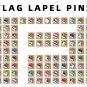 1Pcs Norway Norge Country Flag Brooch Lapel Pins
