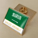 1Pcs Saudi Arabia Country Flag Brooch Lapel Pins-32x23mm 1Pcs Saudi Arabia Country Flag Brooch Lapel Pins-32x23mm