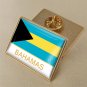 1Pcs Bahamas Country Flag Brooch Lapel Pins-32x23mm