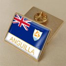 1Pcs Anguilla Country Flag Brooch Lapel Pins-32x23mm