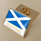 1Pcs Scotland Flag Brooch Lapel Pins-32x23mm