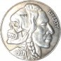 1937-D Skull And Man Buffalo Nickel Copy Coin-No Stamp