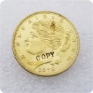 US Coin 1878 Double Hair Bands Liberty Five Dollar Patterns Copy Coin US Coin 1878 Double Hair Bands Liberty Five Dollar Patterns Copy Coin