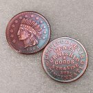 US Coin 1863 GOODS 5TH 1 Cent Copy Coin