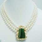 Remarkably Beautiful Pearl & Jade Necklace