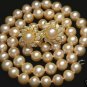 Graceful Natural Golden-Sea-Pearl Necklace