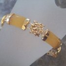 Noble jewellry gilding gem yellow jade bracelet bangle