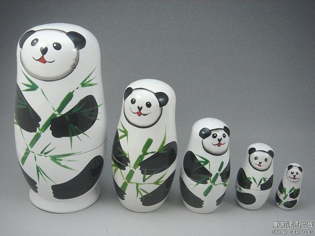 panda russian dolls