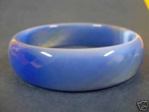Stunning chinese blue opal jade bangle bracelet