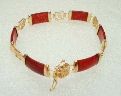 Beautiful red jade bangle bracelet