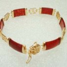 Beautiful red jade bangle bracelet