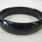 Stunning Black Jade Bangle Bracelet
