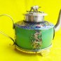 Tibetan silver*Green Jade Artistic Teapot