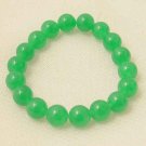 Beautiful green jade beads bracelet