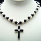 Stunning pearl jade pendant necklace