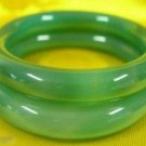Normal Vert Jade Bracelet Paire